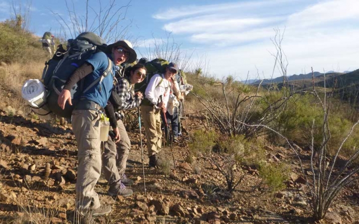 backpacking trip for at risk teens